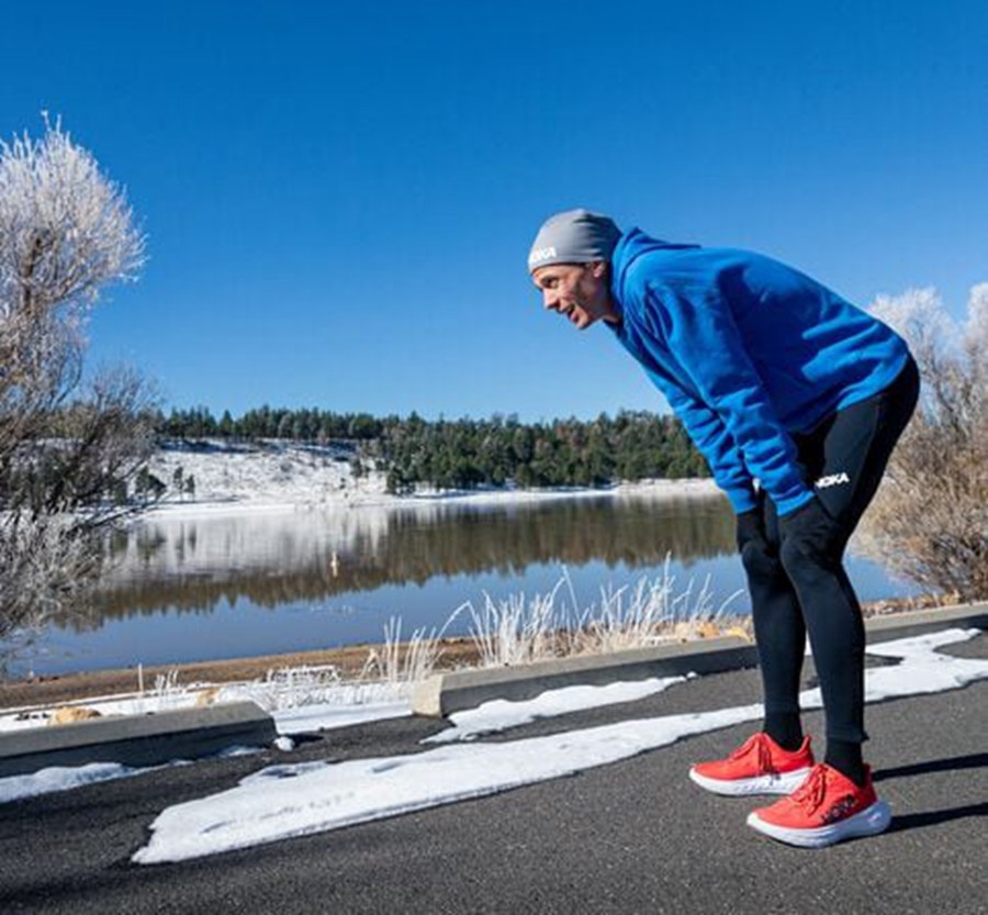 Hoka One One Løpesko Herre - Carbon X 2 - Rød/Hvite - 26038-LXRO